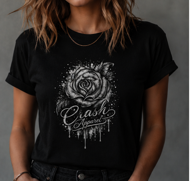 Crash Rose Classic Tee (Mens and Ladies)